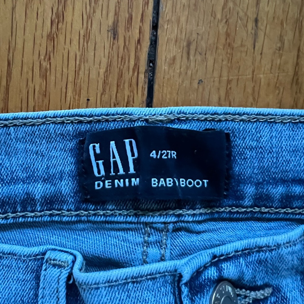 GAP Blue Denim Baby Boot Jeans